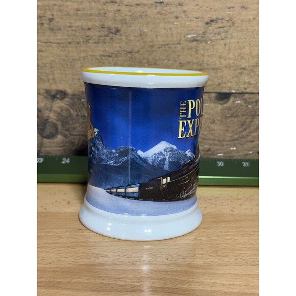 The Polar Express Believe Ticket 3D Train Hot Chocolate Coffee Tea Mug - Unused - Picture 2 of 10
